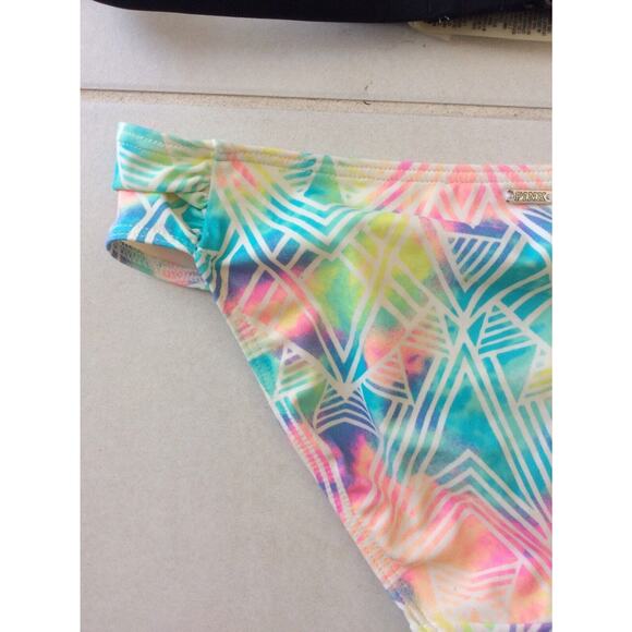 Victoria's Secret Pink Swim Bikini Swimwear Triangle Top Print Swimsuit - Picture 11 of 13